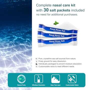 Neti Pot Sinus Rinse for Easy Nasal Cleansing and Relief