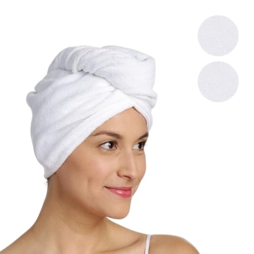 Turbie Twist Microfiber Hair Towel Pack for Quick Drying