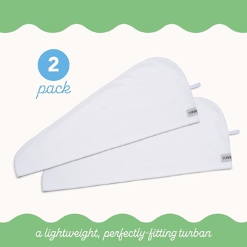 Turbie Twist Microfiber Hair Towel Pack for Quick Drying