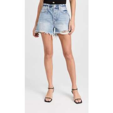 Pistola Denim Women's Nova Shorts - Vintage Blue Style