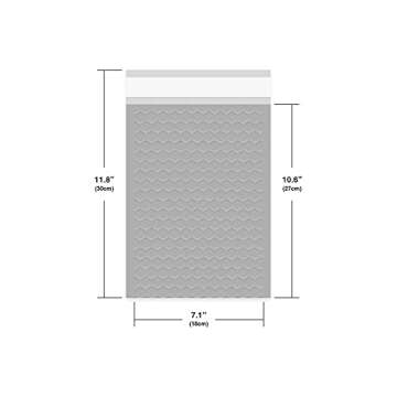 Teal Bubble Mailers 7X10 inch 50 Pack Poly Padded Envelopes Self Seal Adhesive Packaging Bags Cute C...