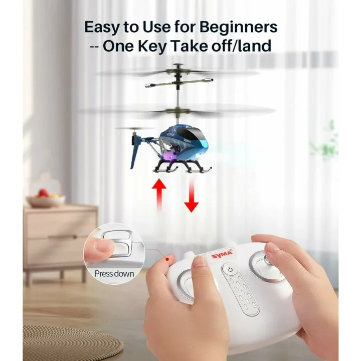 SYMA S107H-E RC Helicopter for Kids & Beginners
