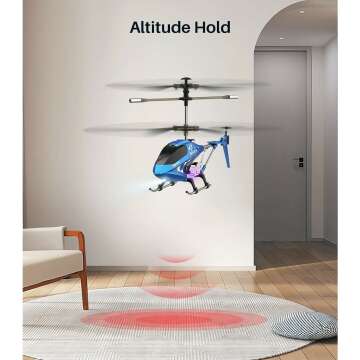SYMA S107H-E RC Helicopter for Kids & Beginners