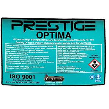 Prestige Optima Premium Investment Powder H.Temp. Resin Cast Lost Wax 30