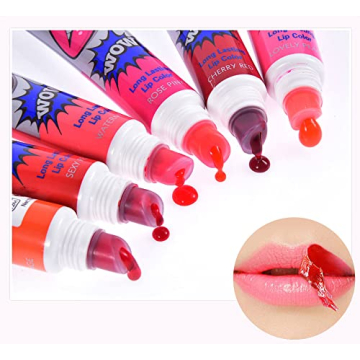 Long Lasting Tattoo Lip Stain Set For Women 6 Colors