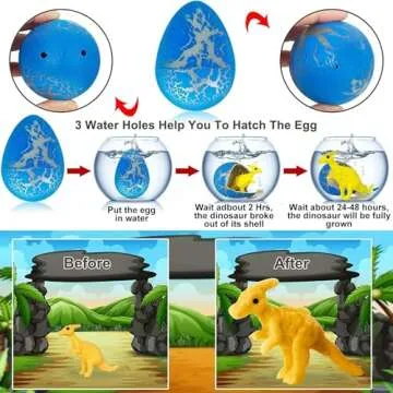 60 Hatching Dinosaur Eggs for Kids Party Fun and Learning