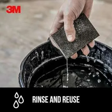 3M Drywall Sanding Sponge, 2-Pack, Fine/Medium Grits, Dual Grit Block, Medium Grit to Remove, Fine Grit to Smooth, Ideal for Sanding and Smoothing of Joint Compounds, 2-5/8 in x 3-3/4 in (19093)