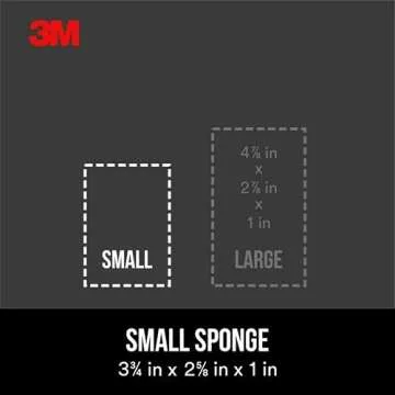 3M Drywall Sanding Sponge, 2-Pack, Fine/Medium Grits, Dual Grit Block, Medium Grit to Remove, Fine Grit to Smooth, Ideal for Sanding and Smoothing of Joint Compounds, 2-5/8 in x 3-3/4 in (19093)