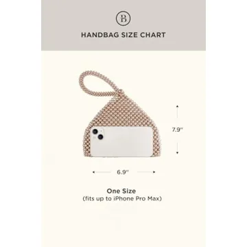 BABEYOND Pearl Clutch Evening Bag for Wedding & Prom