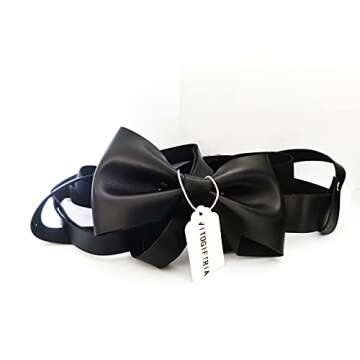 VITOGIFTRIA Vintage Punk Tassel Belt,Women Leather Fringe Dress Belt Gypsy Style Tassel Belt