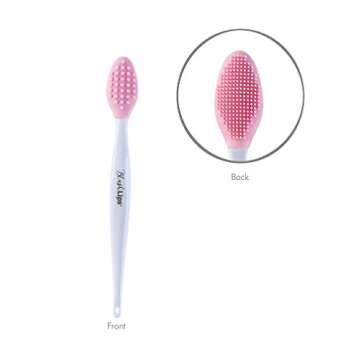 BlushLips A Double-Sided Silicone Exfoliating Soft Lip Brush Applicator Wand Tool For Plump Smoother...
