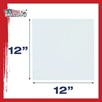 Professional Acid Free Canvas Panels - 12 Pack