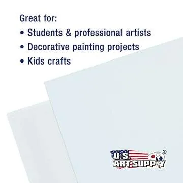 Professional Acid Free Canvas Panels - 12 Pack
