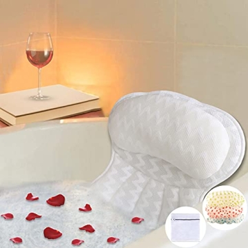 Luxury Bath Pillow with 4D Mesh Technology for Ultimate Comfort
