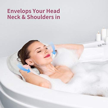 Luxury Bath Pillow with 4D Mesh Technology for Ultimate Comfort