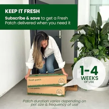 Fresh Patch Real Grass Patch for Dogs, Cats, and Small-Medium Pets Under 15 Pounds – Disposable Pet Grass Pee Pads – Indoor and Outdoor Potty Training Mat (16 Inches x 24 Inches)