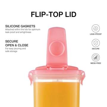 LocknLock Aqua Fridge Door Water Jug BPA Free 3 Quarts