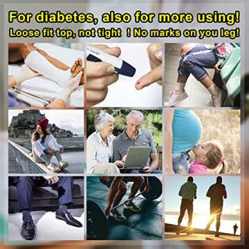 Comfortable Diabetic Thick Cushion Socks for Men & Women