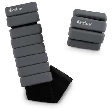 Wellrox Adjustable Weighted Bangles for Workouts Anywhere