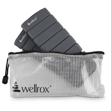 Wellrox Adjustable Weighted Bangles for Workouts Anywhere