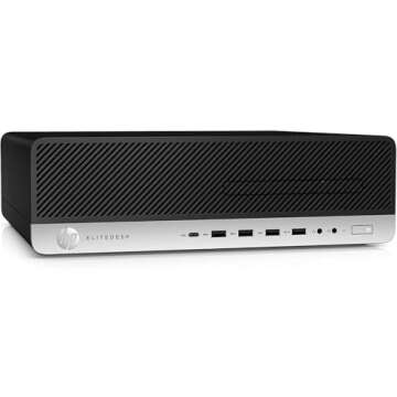 HP EliteDesk 800 G3 i5 Desktop PC 16GB RAM Renewed