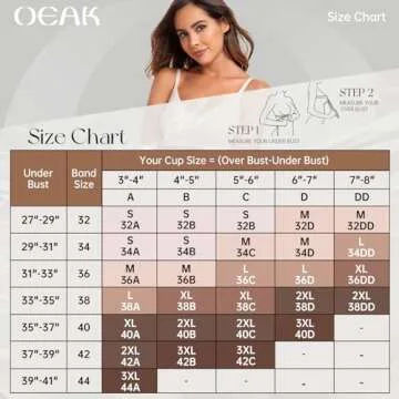 OEAK Womens Push Up Everyday Bras Comfortable Wireless Bralettes V Neck Seamless Bra Smooth Brassiere Wire Free Basic Bras Coffee M