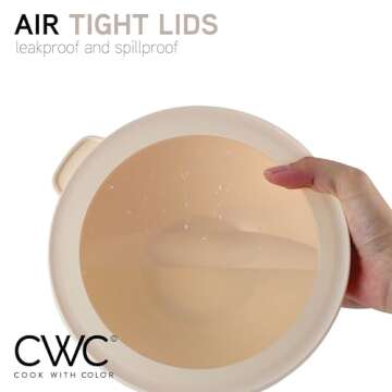 COOK WITH COLOR 12 Piece Mixing Bowls with Lids Set