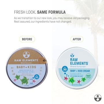 Raw Elements Baby & Kids SPF 30 Organic Sunscreen Tin