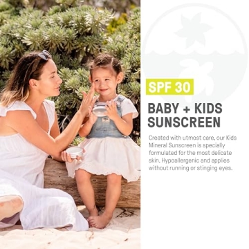Raw Elements Baby & Kids SPF 30 Organic Sunscreen Tin