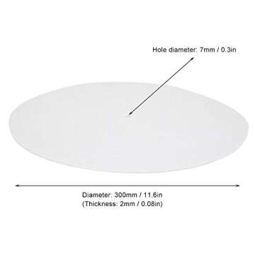 Turntable Platter Mat Slip Mat - Reduce Vibration & Enhance Sound