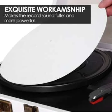 Turntable Platter Mat for Improved Sound & Performance