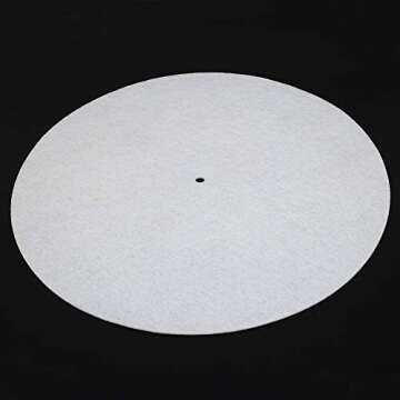 Turntable Platter Mat for Improved Sound & Performance