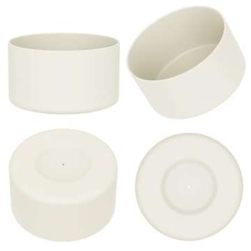 Affute Protective Silicone Boot for Stanley Quencher H2.0 40 30 20 oz & IceFlow Flip 30 20 oz, BPA Free Anti-Noise Anti-Scratch, Stanley Cup Protector Sleeve Cover Boot (Cream)