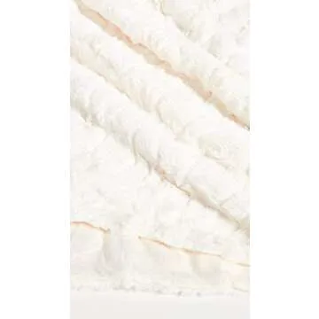 Shiraleah Faux Fur Throw - Luxurious Ivory Blanket