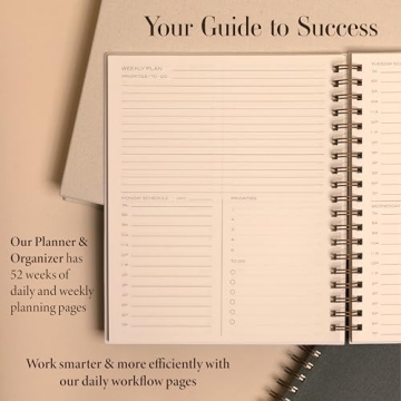 Anecdote 2025 Planner - Stylish A4 Daily Weekly Monthly Planner