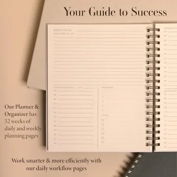 Anecdote 2025 Planner - Stylish A4 Daily Weekly Monthly Planner