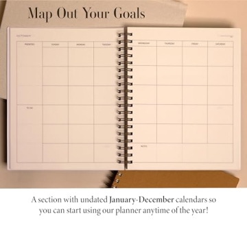 Anecdote 2025 Planner - Stylish A4 Daily Weekly Monthly Planner