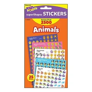 TREND Enterprises Animal Stickers Variety Pack 2500 ct