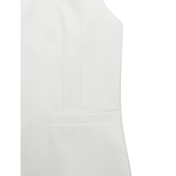 Fallorchid Women's Round Neck Suit Vest - Stylish and Versatile Top