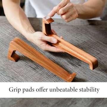 Mawazo Premium Wooden Laptop Stand for Stylish Ergonomics