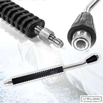 MTM Hydro Pressure Washer 20" Extension Wand Kit for Car Wash and Detailing