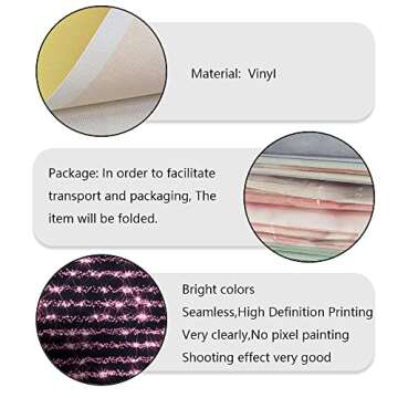 8x6ft Girls Night Backdrop for Party Decorations Lady Women Girls Rose Gold Pink High Heels Bags Glitter Backdrop Bachelorette Bridal Shower Night Background Photography Decor Banner