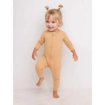 Aablexema Baby Footless Pajamas 3-pack Unisex Romper