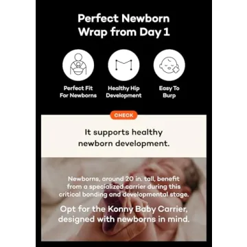 Konny Baby Carrier Flex - Soft, Adjustable, and Comfortable