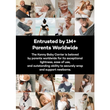 Konny Baby Carrier Flex - Soft, Adjustable, and Comfortable