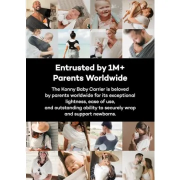Konny Baby Carrier Flex - Soft, Adjustable, and Comfortable
