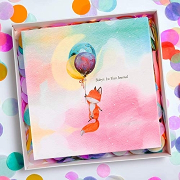 Pillow & Toast Baby's First Year Memory Book with Woodland Design