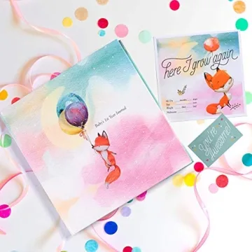 Pillow & Toast Baby's First Year Memory Book with Woodland Design