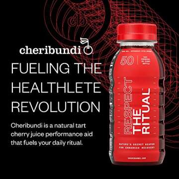 Cheribundi ORIGINAL Tart Cherry Juice Lightly Sweetened with Apple Juice - Fight Inflammation Pro Athlete Workout and Muscle Support Recovery, Pack of 12