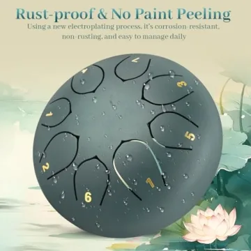 Handpan Panda Garden Drum for Outdoor Play
